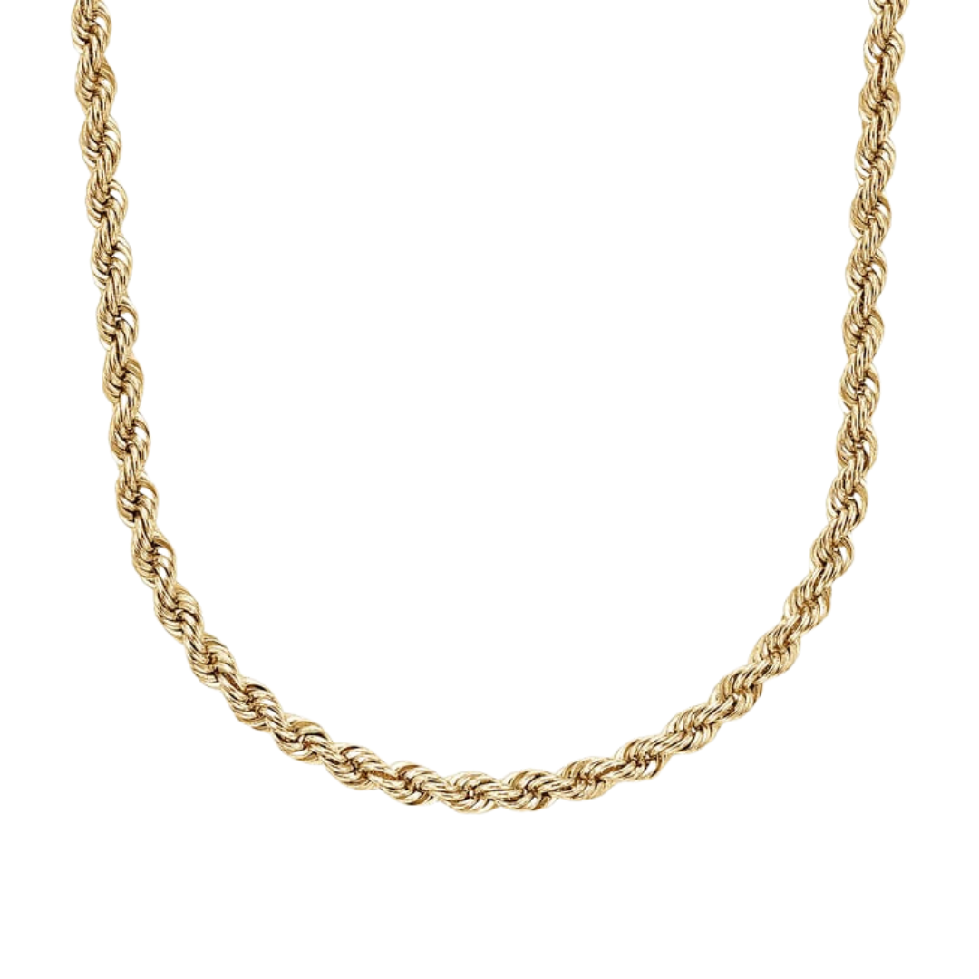 14K Yellow Gold 20in 3.3mm Rope Chain